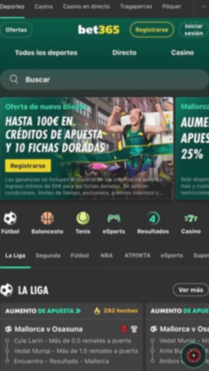 Bet365 en directo